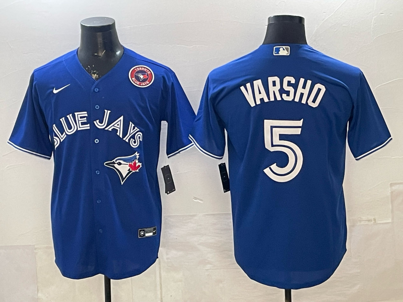 Men 2026 Toronto Blue Jays #5 Varsho Blue Game Nike MLB Jersey 2026002